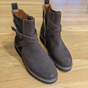 Donald Pliner Captain Leather & Suede Boots Size 6